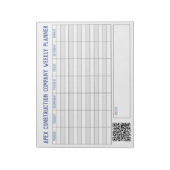 Wekelijkse Planner met Titel aan Personalize. Noti Notitieblok (Linkerzijde)