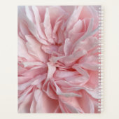 Wekelijkse planner met zachte roze bloemenomslag (Achterkant)