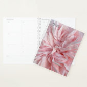 Wekelijkse planner met zachte roze bloemenomslag (Display)