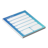 Wekelijkse planner notitieblok – weekdagindeling (Schuin)