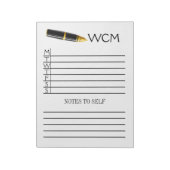 Wekelijkse Planner Pad/Multomap Notitieboek invoeg Notitieblok (Linkerzijde)