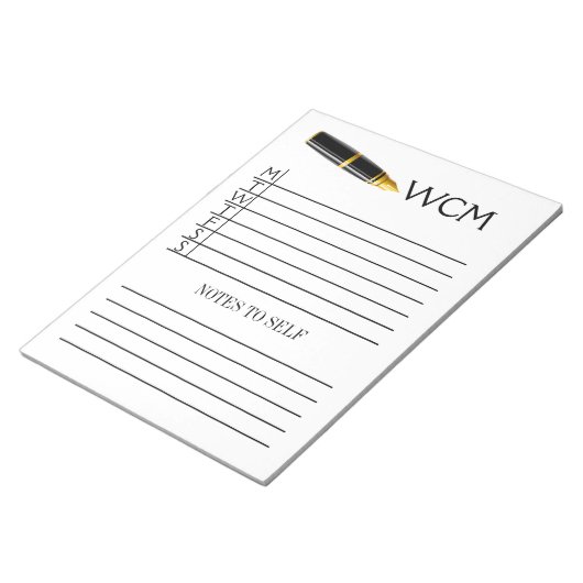 Wekelijkse Planner Pad/Multomap Notitieboek invoeg Notitieblok (Schuin)