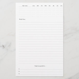 Wekelijkse Planner Pagew