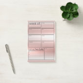 wekelijkse planner-Post-it® notes (Kantoor)