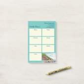 Wekelijkse planner Runswick Bay Yorkshire Engeland Post-it® Notes (Op bureau)