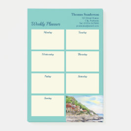 Wekelijkse planner Runswick Bay Yorkshire Engeland Post-it® Notes