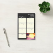 Wekelijkse Planner Sunset in Tropics Painting Post-it® Notes (Kantoor)