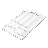 Wekelijkse planner & takenlijst Notitieblok (Schuin)