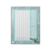 Wekelijkse planner Teal Fee Kunst Notitieblok (Linkerzijde)