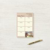 Wekelijkse planner Valley Garden Harrogate Engelan Post-it® Notes (Op bureau)