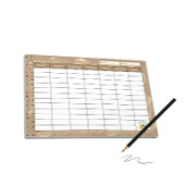 Wekelijkse planner voor koffieliefhebbers notitieblok