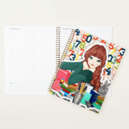 Wekelijkse planning maakte plezier Best Girls' Sch Planner