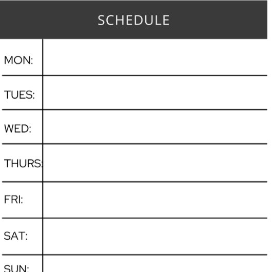 Wekelijkse Planning Tracker Post it notities Post-it® Notes