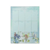 Wekelijkse planning voor tuinventilatoren notitieblok (Linkerzijde)