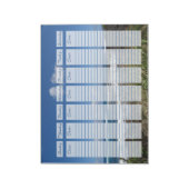 Wekelijkse platte oceaangolven Fotograaf voor elke Notitieblok (Linkerzijde)