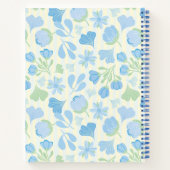 Wekelijkse reflectie met bloemenontwerp notitieboek (Achterkant)