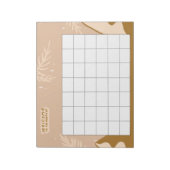 Wekelijkse Routine Trackers Notitieblok (Linkerzijde)