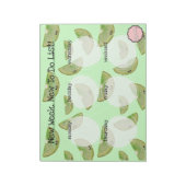 Wekelijkse Takenlijst, Kawaii Kiwi Schijf Notitieblok (Linkerzijde)
