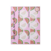 Wekelijkse Takenlijst, Kawaii Watermeloenschijf Notitieblok (Linkerzijde)