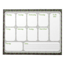 Wekelijkse takenlijst planner notitieboek