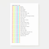 Wekelijkse takenlijst post-it® notes (Voorkant)