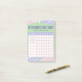 Wekelijkse Tracker Post-it® Notes