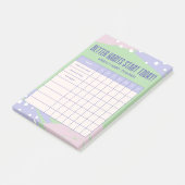 Wekelijkse Tracker Post-it® Notes (Schuin)