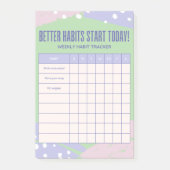 Wekelijkse Tracker Post-it® Notes (Voorkant)