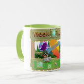 Wekelijkse Trofee Synthese Mok (Voorkant links)