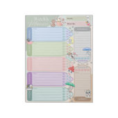 Wekelijkse verkuttenkat Kitten Multicolf Notitieblok (Linkerzijde)