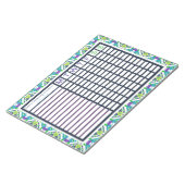 Wekelijkse weekrooster voor tuinbouw notitieblok (Schuin)