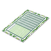 Wekelijkse weekrooster voor tuinbouw notitieblok (Schuin)