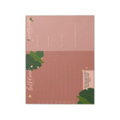 Wekelijkse zelfzorg notitieblok (Linkerzijde)