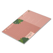 Wekelijkse zelfzorg notitieblok (Schuin)