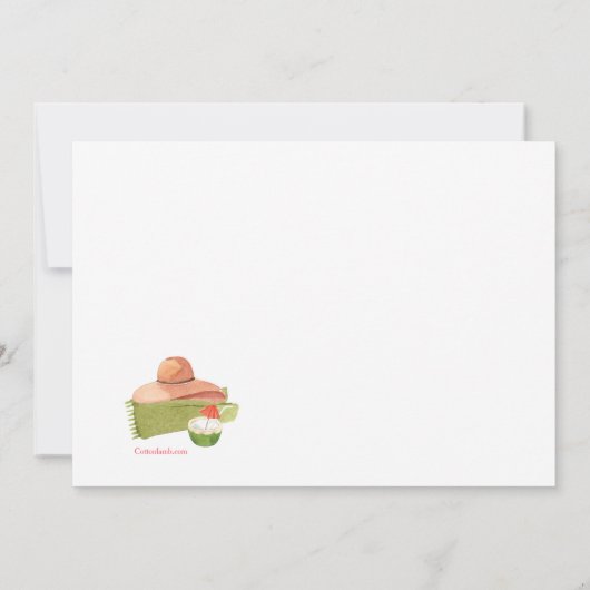 Weken in de zon kaart (Achterkant)