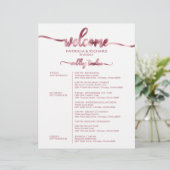 Wekend-verbinding eenvoudige grafische tijdlijn vo (Staand voorkant)