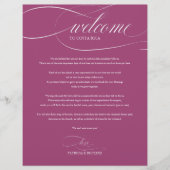 Wekend welkomstreisroute met roze chassis (Voorkant)