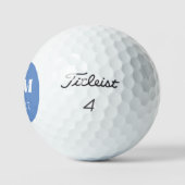 Wekenddatum huwelijk om Golf Balls te onthouden Golfballen (Logo)