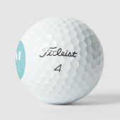 Wekenddatum huwelijk om Golf Balls te onthouden Golfballen (Logo)