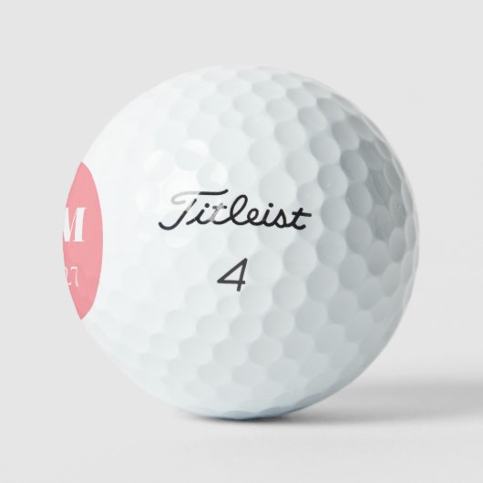 Wekenddatum huwelijk om Golf Balls te onthouden Golfballen (Logo)