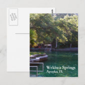 Wekiwa Springs, Apopka, FL-Briefkaart Briefkaart (Voorkant / Achterkant)