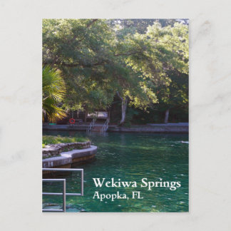 Wekiwa Springs, Apopka, FL-Briefkaart Briefkaart