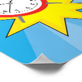 Wekker afgaand poster (Hoek)