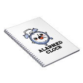 Wekker Grappige Wekker Stomme grap Notitieboek (Rechterzijde)