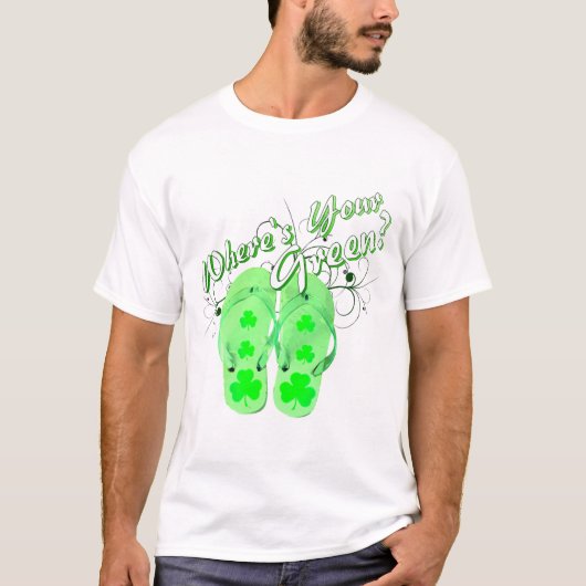 wekt je groene t-shirt (Voorkant)