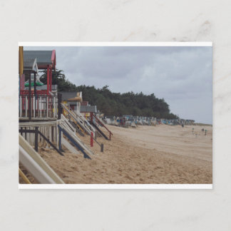 Wel strandhutten briefkaart