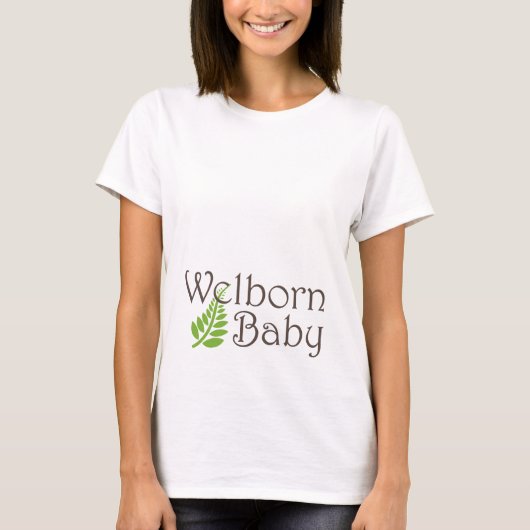 Welborn Baby moederschap T-shirt (Voorkant)