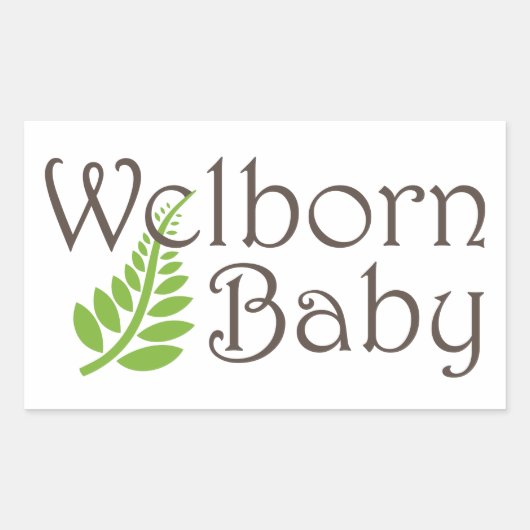 Welborn Baby Sticker (Voorkant)