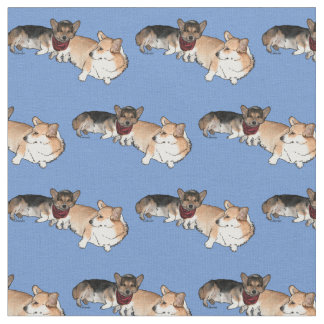 Welch Corgis Stof