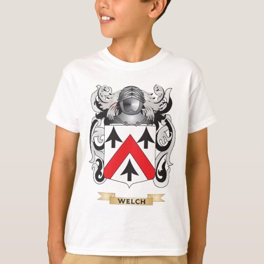 Welch Family Crest (wapenschild) T-shirt (Voorkant)